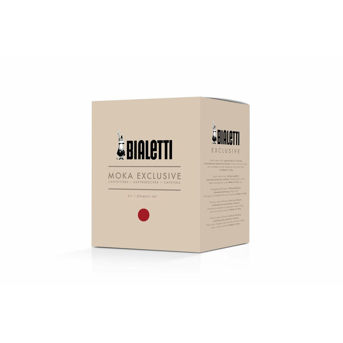 Cafetieră Italiană Bialetti MOKA EXCLUSIVE Roșu Aluminiu 6 Cești - WALTI WALTI