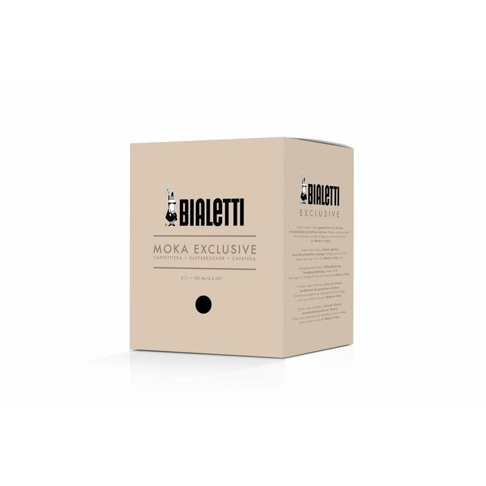 Cafetieră Italiană Bialetti MOKA EXCLUSIVE Negru Aluminiu 3 Hrníčky - WALTI WALTI