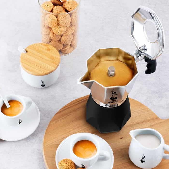 Cafetieră Italiană Bialetti BRIKKA Negru Aluminiu 2 Hrníčky - WALTI WALTI