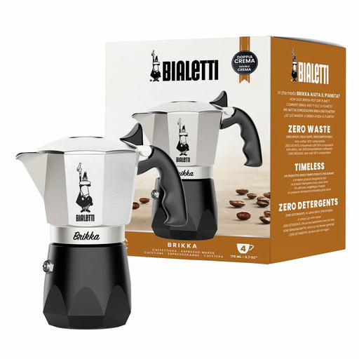Cafetieră Italiană Bialetti BRIKKA Aluminiu 4 Hrníčky - WALTI WALTI
