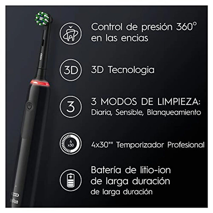 Perie de Dinți Electrică Oral-B PRO 3 3900N Alb - WALTI WALTI