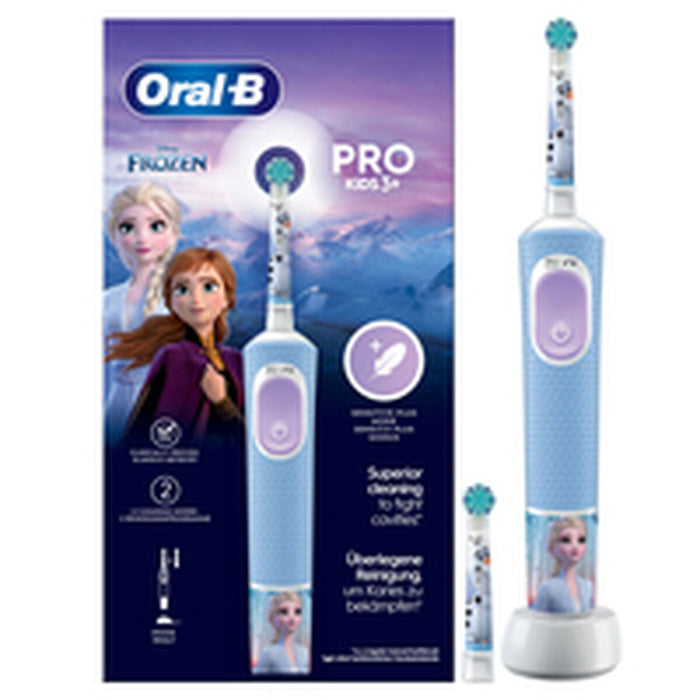Perie de Dinți Electrică Oral-B Frozen Negru Multicolor (2 Piese) (2 Unități) - WALTI WALTI