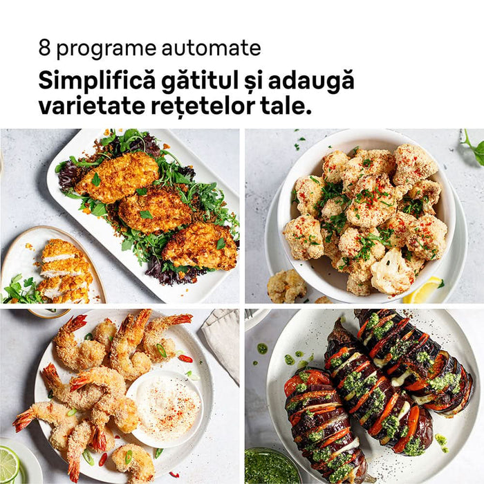 Friteuza cu aer cald BRAUN MultiFry 5 HF5034, 6l, 1.6kg, 2700W, negru-argintiu - WALTI WALTI