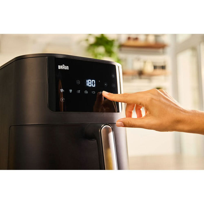 Friteuza cu aer cald BRAUN MultiFry 5 HF5034, 6l, 1.6kg, 2700W, negru-argintiu - WALTI WALTI
