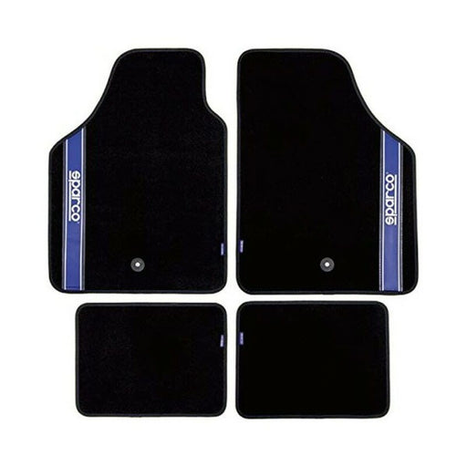 Set de covoraș pentru podea auto Sparco Strada 2012 B Universal Negru/Albastru (4 pcs) - WALTI WALTI