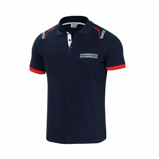 Tricou Polo cu Mânecă Scurtă Sparco MARTINI-R L Bleumarin - WALTI WALTI