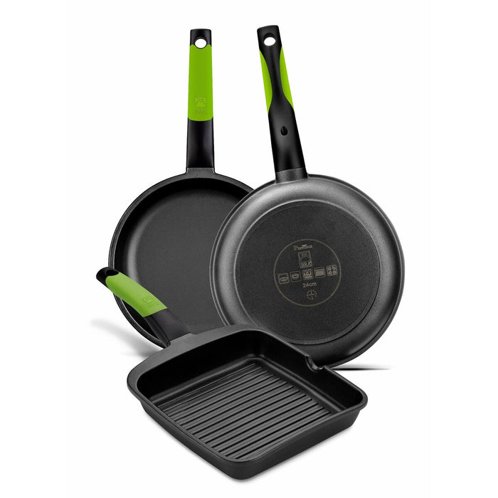 Plită de prăjit BRA A121459 Negru Metal Aluminiu Ø 28 cm - WALTI WALTI