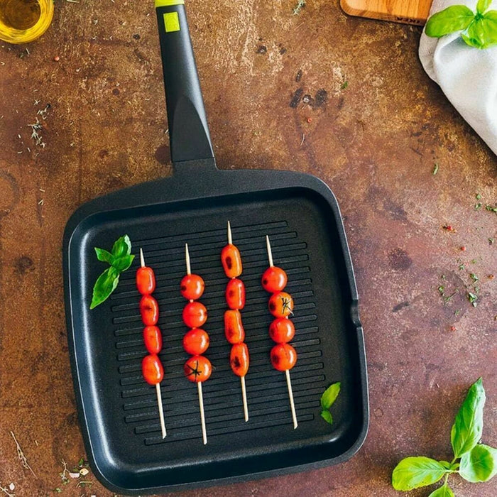 Tigaie Grill BRA FOODIE 28X28 Oțel inoxidabil Aluminiu Ø 28 cm - WALTI WALTI
