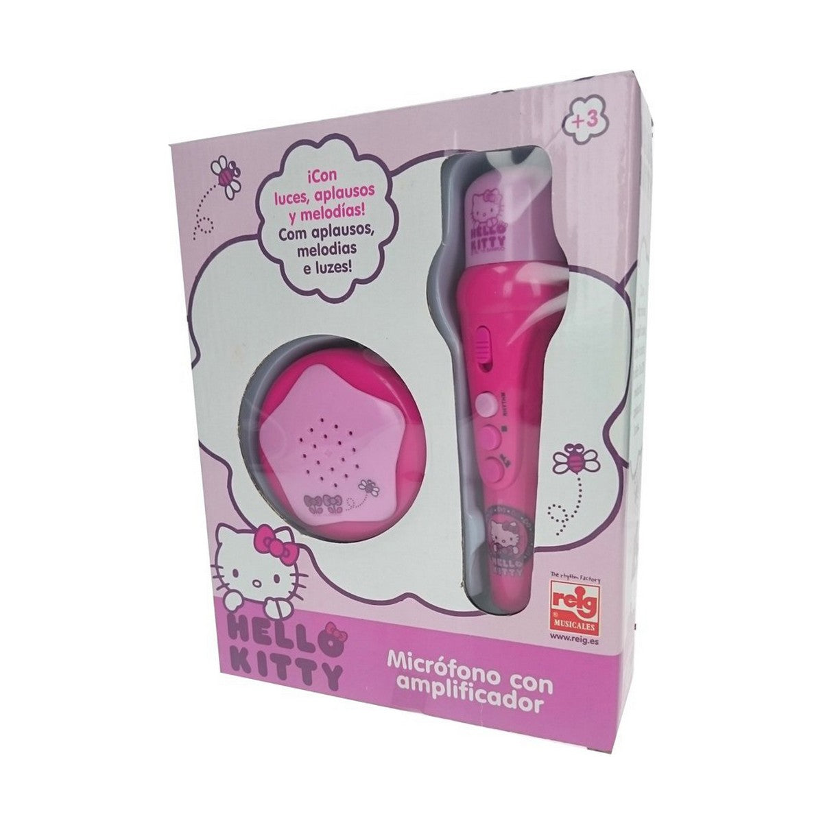 Microfon Karaoke Hello Kitty Roz Fucsia - WALTI