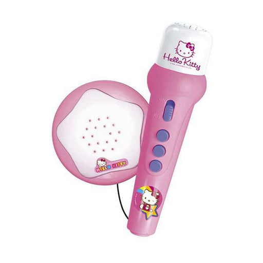 Microfon Karaoke Hello Kitty Roz Fucsia - WALTI WALTI