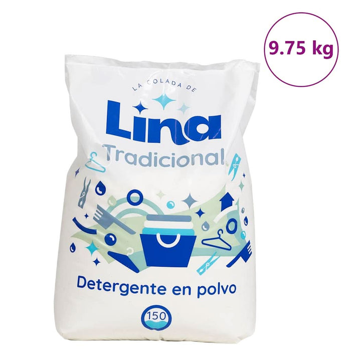Detergent pudră de spălat, 150 de spălări, 9,75 kg, alb - WALTI WALTI