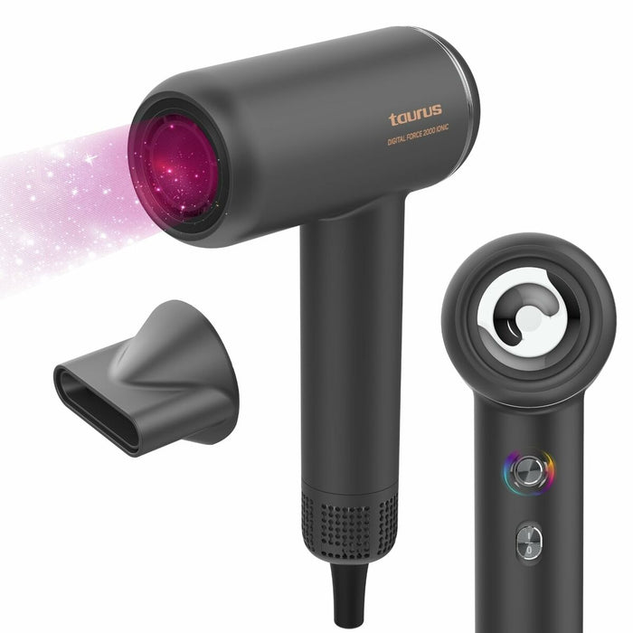 Uscător de Păr Taurus FORCE 2000 IONI Negru 1800 W - WALTI WALTI