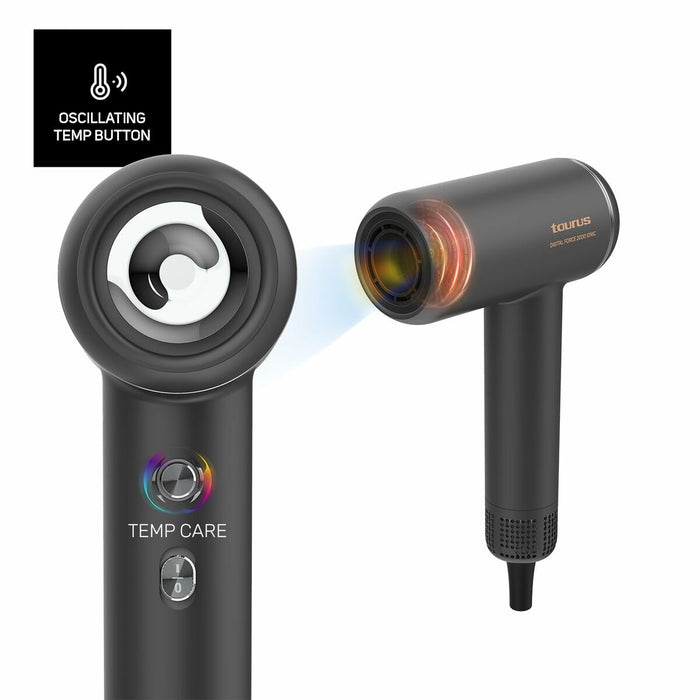 Uscător de Păr Taurus FORCE 2000 IONI Negru 1800 W - WALTI WALTI