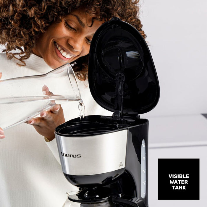 Cafetieră cu Filtru Taurus Verona inox 12 tazas 1000 W Negru - WALTI WALTI