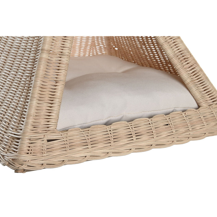 Pat pentru animale de companie DKD Home Decor Natural Ratan 45 x 45 x 45 cm - WALTI WALTI