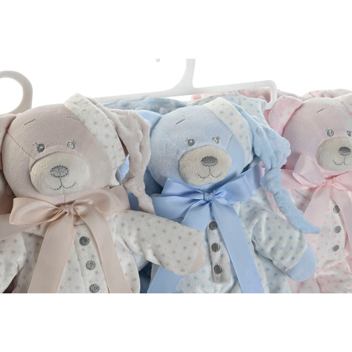 Set Cadou pentru bebeluși Home ESPRIT Albastru Bej Roz Poliester (3 Unități) - WALTI WALTI