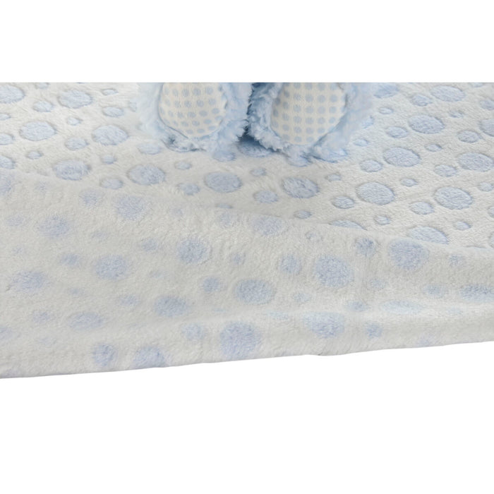 Set Cadou pentru bebeluși Home ESPRIT Albastru Bej Roz Poliester (3 Unități) - WALTI WALTI