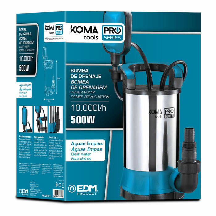 Pompă de apă Koma Tools 500 W - WALTI WALTI