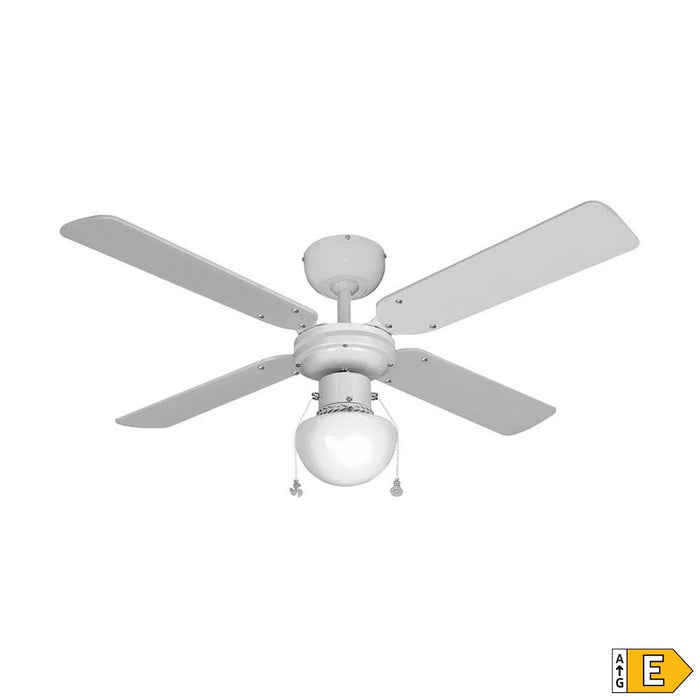 Ventilator de Tavan cu Lumină EDM 33800 Caribe Alb 50 W - WALTI WALTI