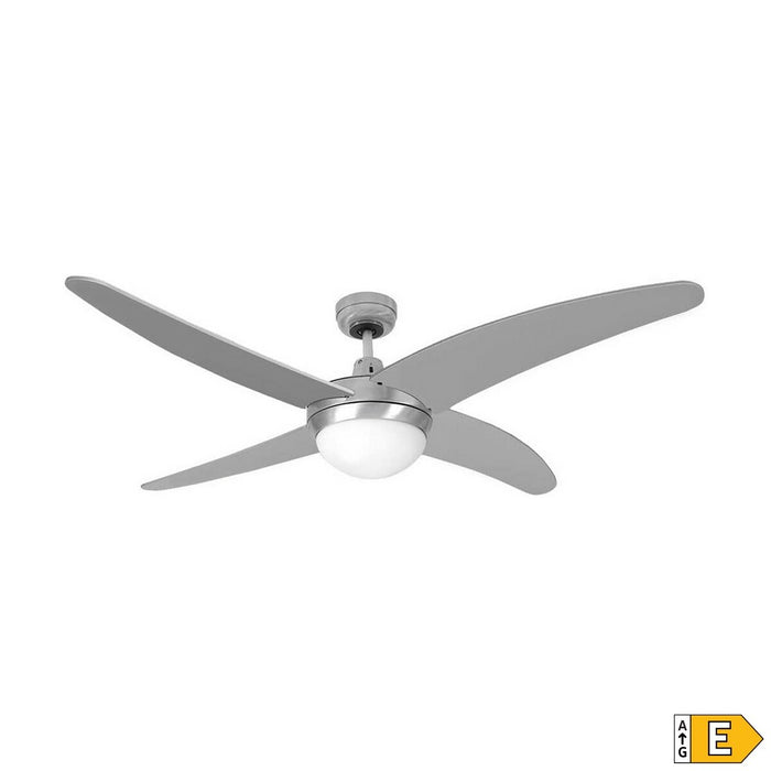 Ventilator de Tavan cu Lumină EDM 33807 Caspio Argintiu 60 W - WALTI WALTI