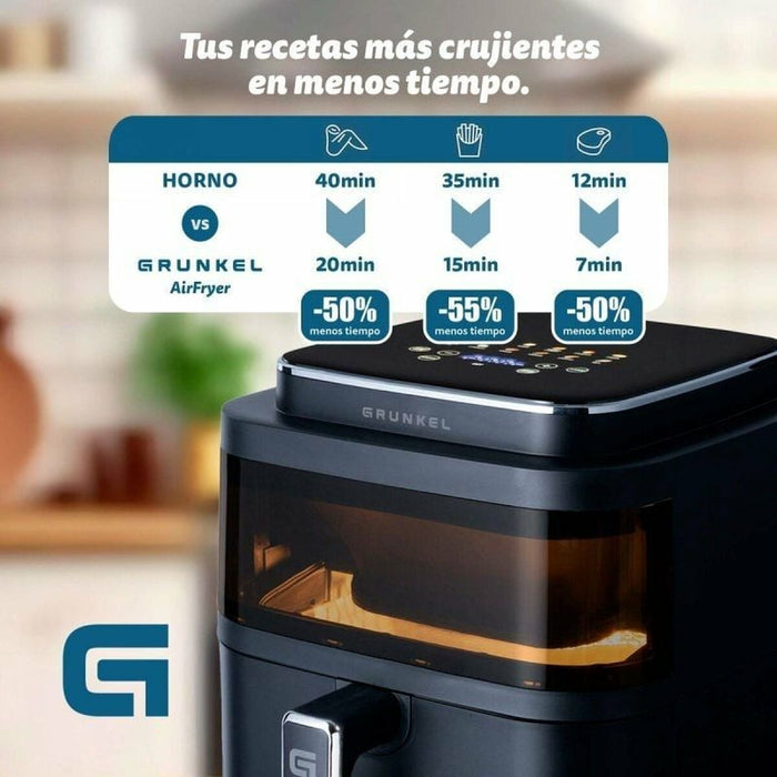 Friteuză cu Aer Grunkel Light Fryer 1400 W 6 L Negru - WALTI WALTI