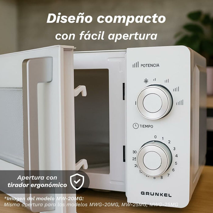 Cuptorul cu Microunde Grunkel MW-25MG 900 W 25 L Alb - WALTI WALTI