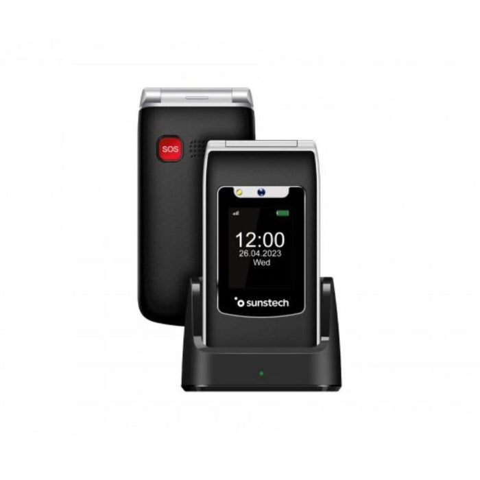 Telefon Mobil pentru Persoane Vârstnice Sunstech CELT23BK Negru 128 GB 2.4" - WALTI WALTI
