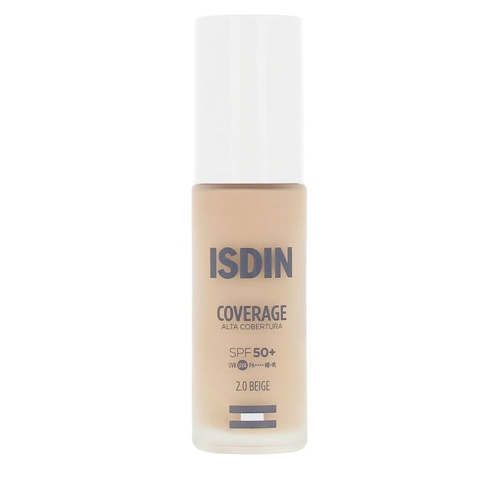 Fond de Ten Fluid Isdin COVERAGE Nº 2.0 Beige Spf 50 30 g - WALTI WALTI