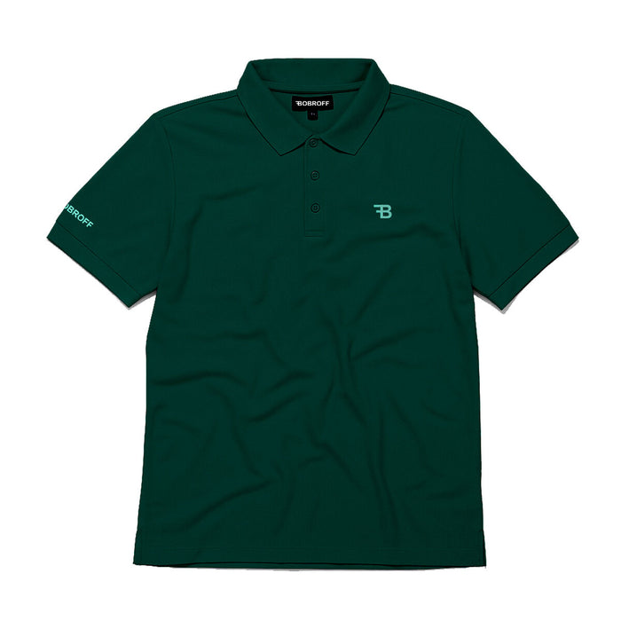Tricou Polo cu Mânecă Scurtă Bărbați Bobroff Verde - WALTI WALTI