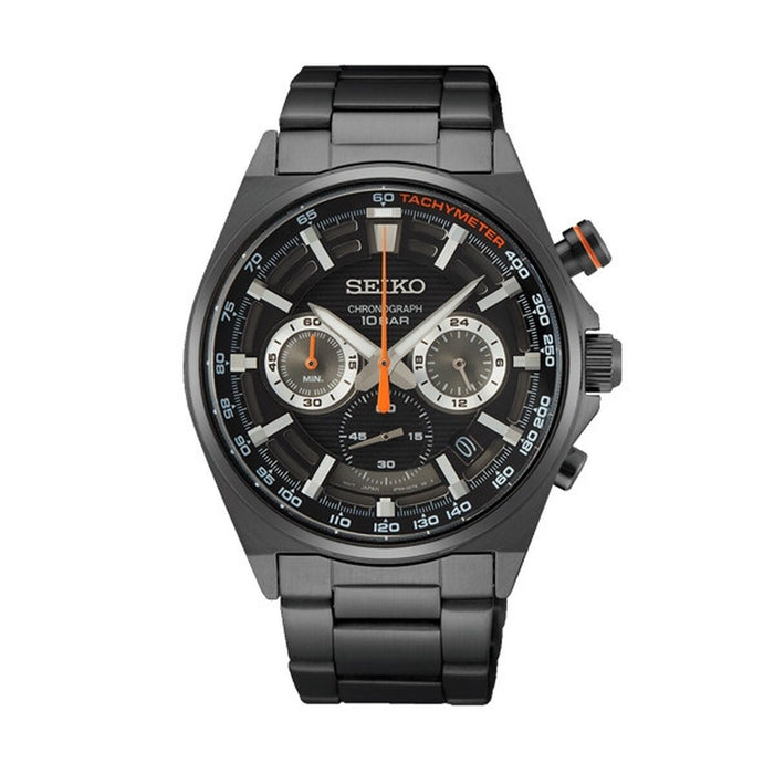 Ceas Bărbați Seiko SSB399P1 Negru - WALTI WALTI