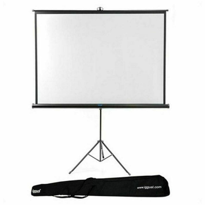 Ecran de Perete cu Trepied + Sac iggual PSITS180 180 x 180 cm - WALTI WALTI