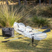 Caiac gonflabil transparent cu accesorii Paros InnovaGoods 312 cm 2 locuri - WALTI WALTI