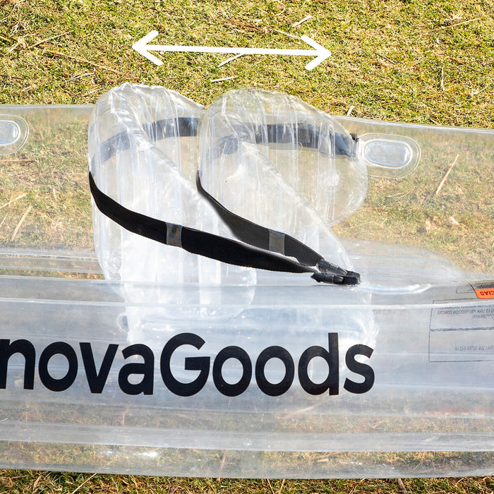 Caiac gonflabil transparent cu accesorii Paros InnovaGoods 312 cm 2 locuri - WALTI WALTI