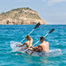 Caiac gonflabil transparent cu accesorii Paros InnovaGoods 312 cm 2 locuri - WALTI WALTI
