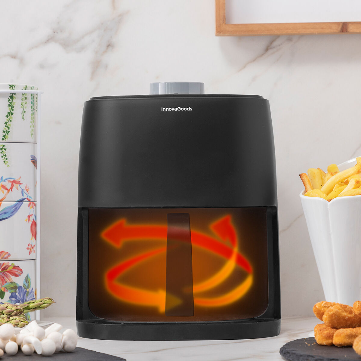 Friteuză fără Ulei InnovaGoods Fryinn Lite 2000 Negru 1200 W 2 L - WALTI