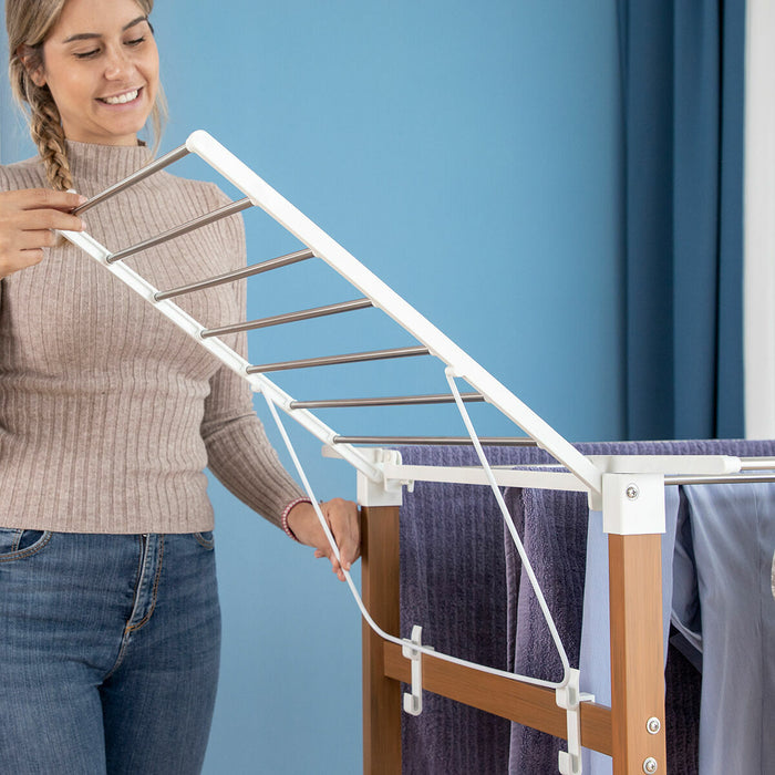 Uscător de rufe pliabil vertical cu roți Dreeyl InnovaGoods 38 Bare - WALTI WALTI