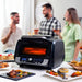 Friteuză cu Aer cu grătar, accesorii și carte de rețete InnovaGoods Fryinn 12-in-1 6000 Negru Oțel 3400 W 6 L - WALTI WALTI