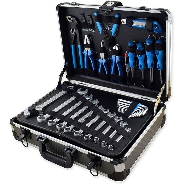 Cutie de scule Ferrestock Aluminiu 176 Piese - WALTI WALTI