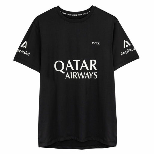 Tricou cu Mânecă Scurtă Bărbați Nox Sponsorts AT10 Negru - WALTI WALTI