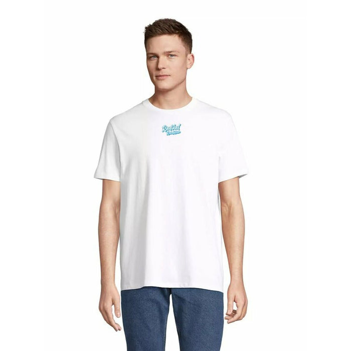 Tricou cu Mânecă Scurtă Bărbați RADIKAL Nice Tractor Near the Bull XL Alb - WALTI WALTI