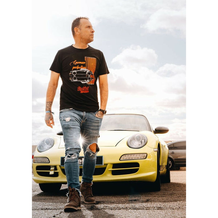 Tricou cu Mânecă Scurtă Bărbați RADIKAL GERMAN PERFECTION Negru M - WALTI WALTI