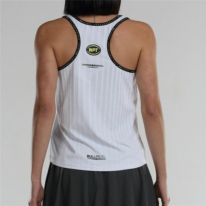 Tricou cu Bretele Damă Bullpadel Lugar Padel Alb - WALTI WALTI