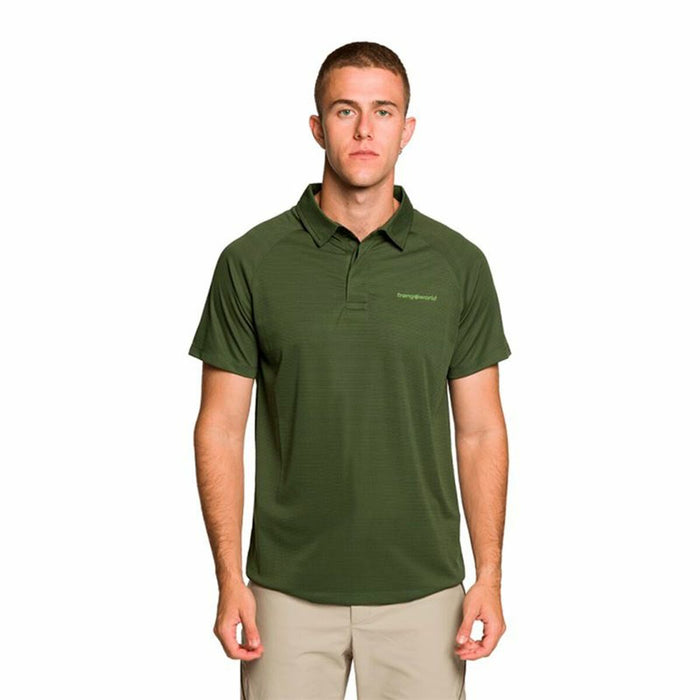 Tricou Polo cu Mânecă Scurtă Bărbați Trangoworld Bonete  Măslină - WALTI WALTI