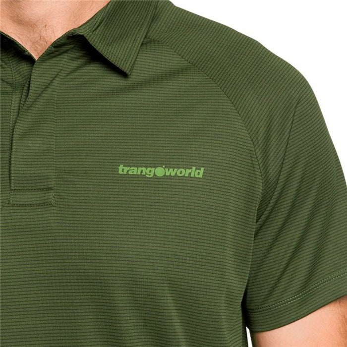 Tricou Polo cu Mânecă Scurtă Bărbați Trangoworld Bonete  Măslină - WALTI WALTI