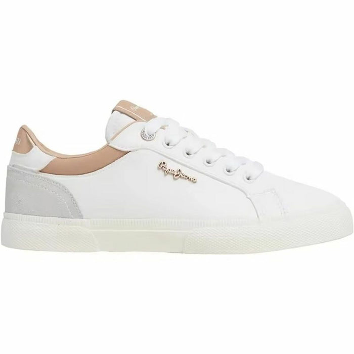 Pantofi sport pentru femei Pepe Jeans Kenton Court Golden - WALTI WALTI