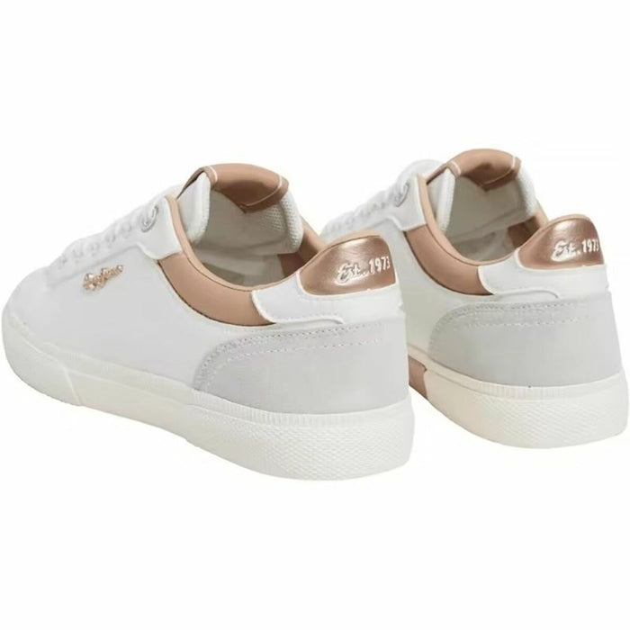 Pantofi sport pentru femei Pepe Jeans Kenton Court Golden - WALTI WALTI