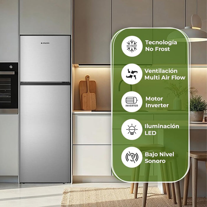 Frigider combinat Aspes AF1675501ENFX - WALTI WALTI