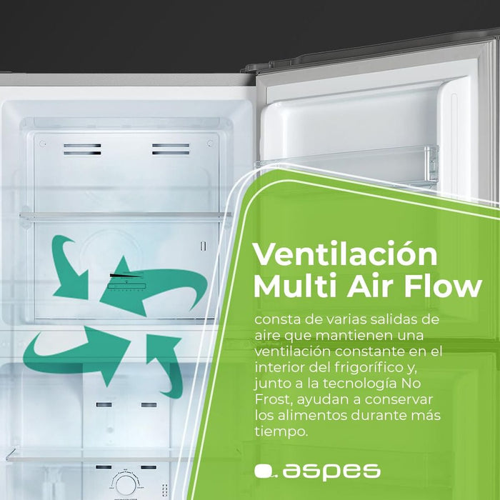 Frigider combinat Aspes AF1675501ENFX - WALTI WALTI