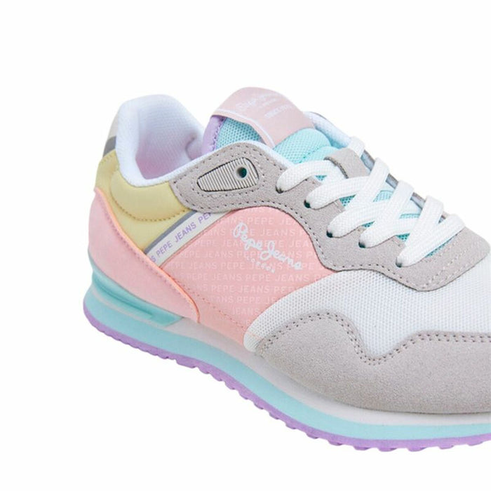 Pantofi sport pentru femei Pepe Jeans Pepe Jeans London Print G Gri deschis - WALTI WALTI