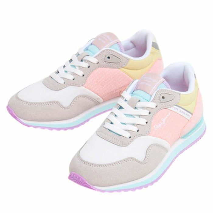 Pantofi sport pentru femei Pepe Jeans Pepe Jeans London Print G Gri deschis - WALTI WALTI